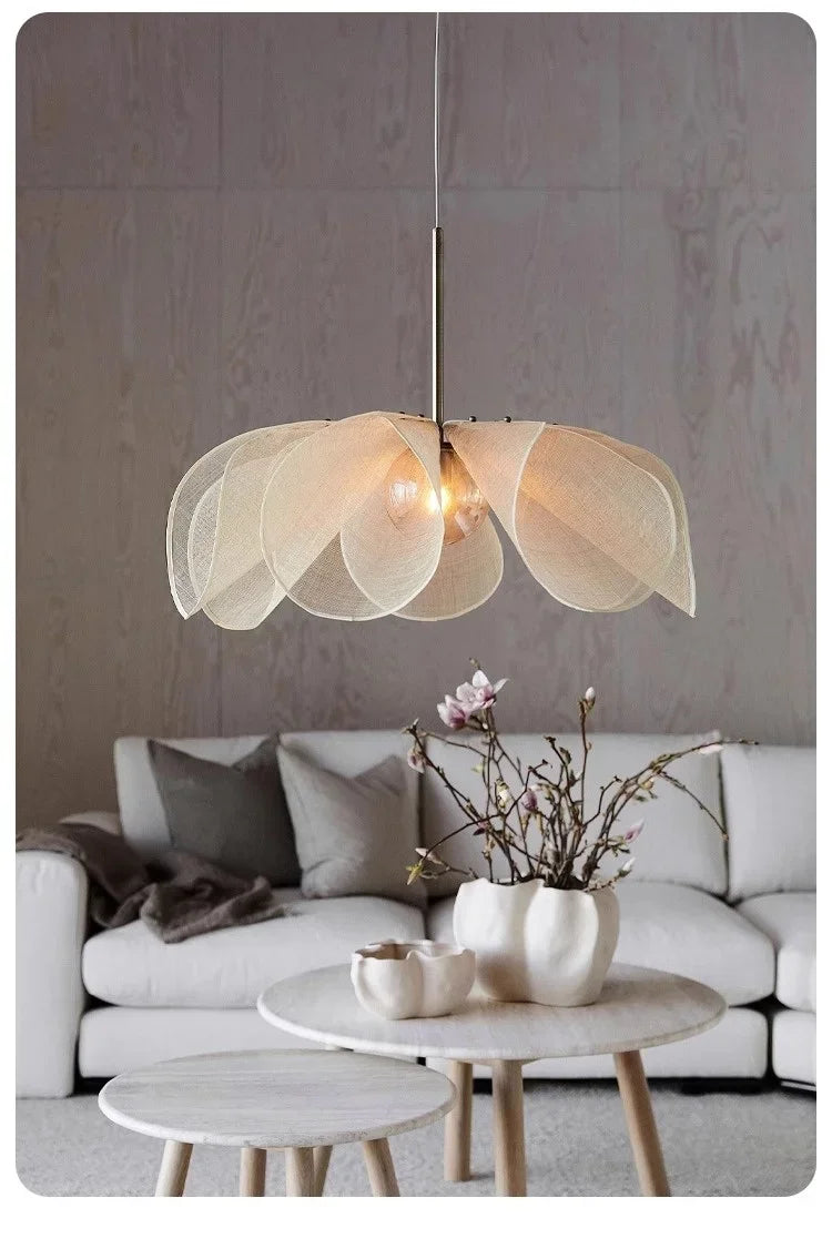 Flower Chandelier with French fabric