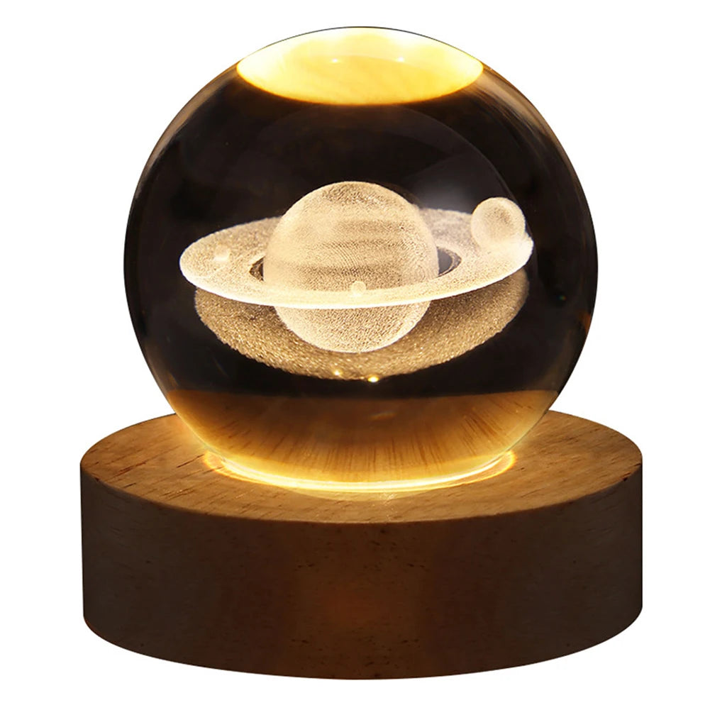 Shark Diver Epoxy Resin LED Decoration Lamp