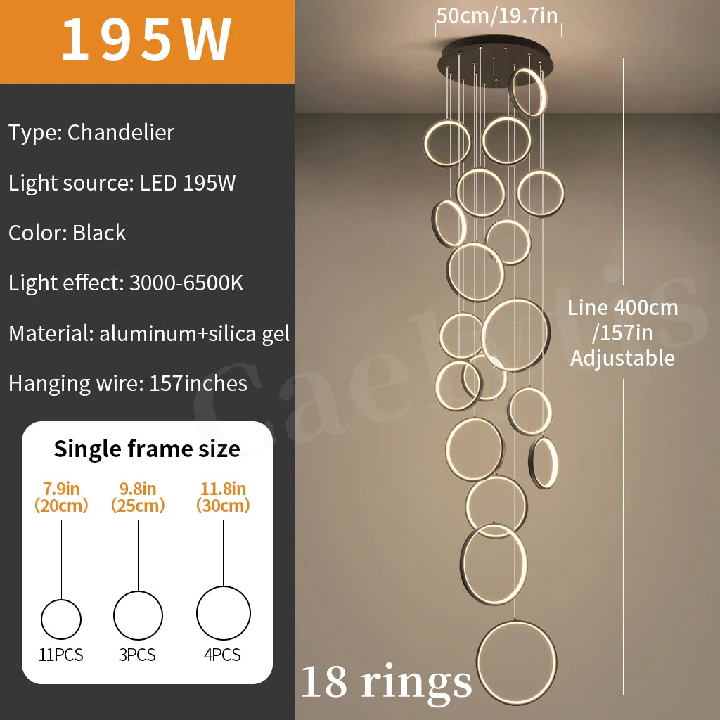 Modern Chandelier Pendant Light