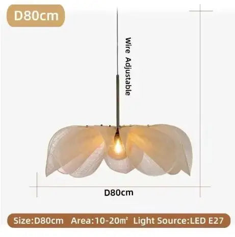 Flower Chandelier with French fabric