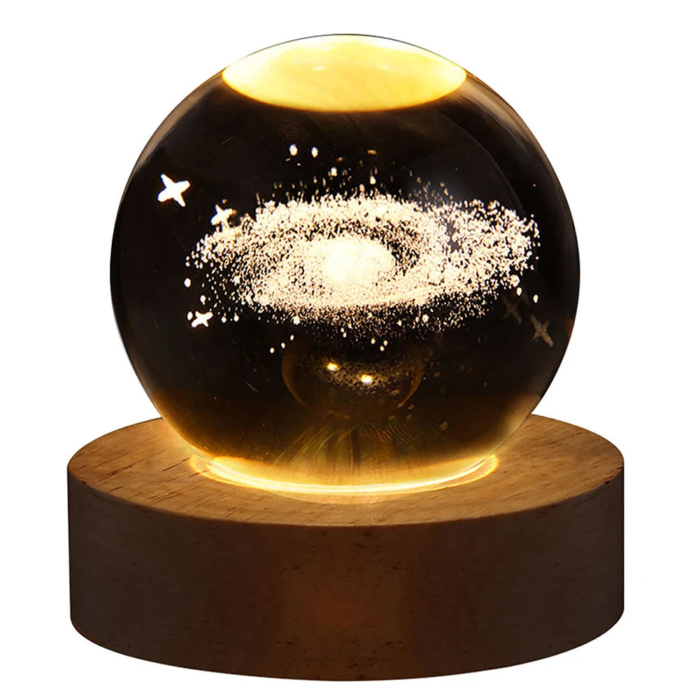 Shark Diver Epoxy Resin LED Decoration Lamp