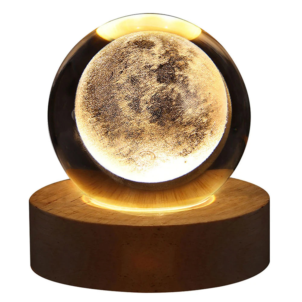 Shark Diver Epoxy Resin LED Decoration Lamp