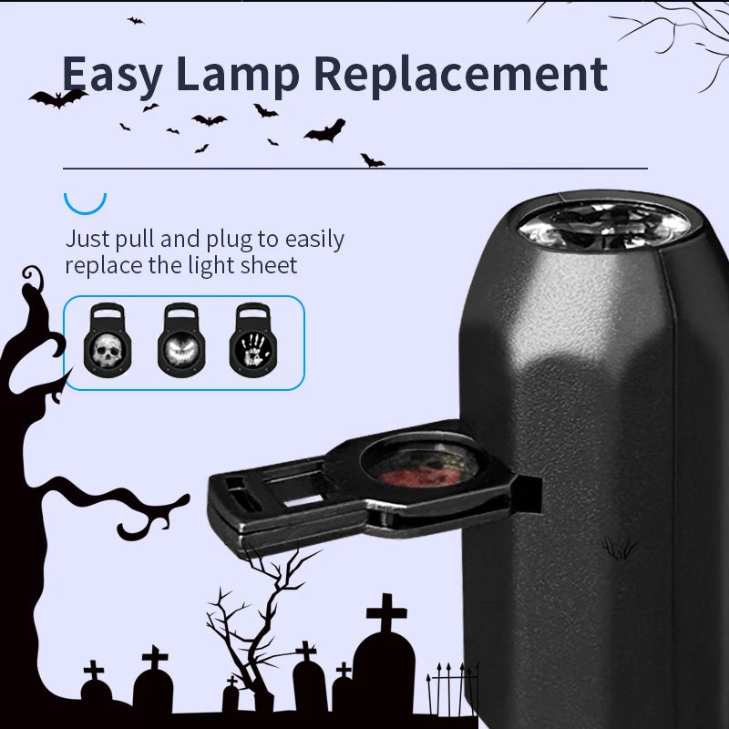 Spooky Glow Halloween Projector Light