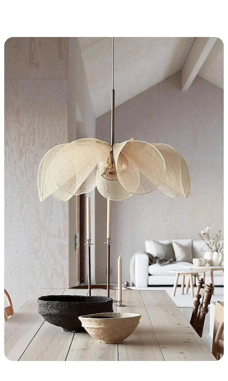 Flower Chandelier with French fabric
