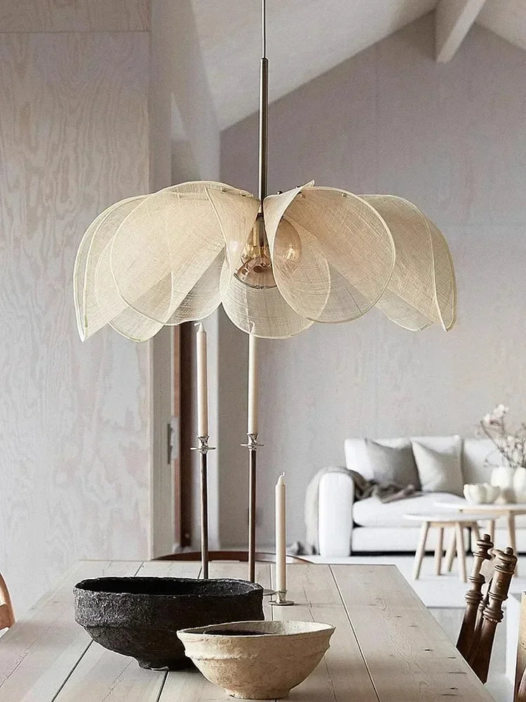 Flower Chandelier with French fabric