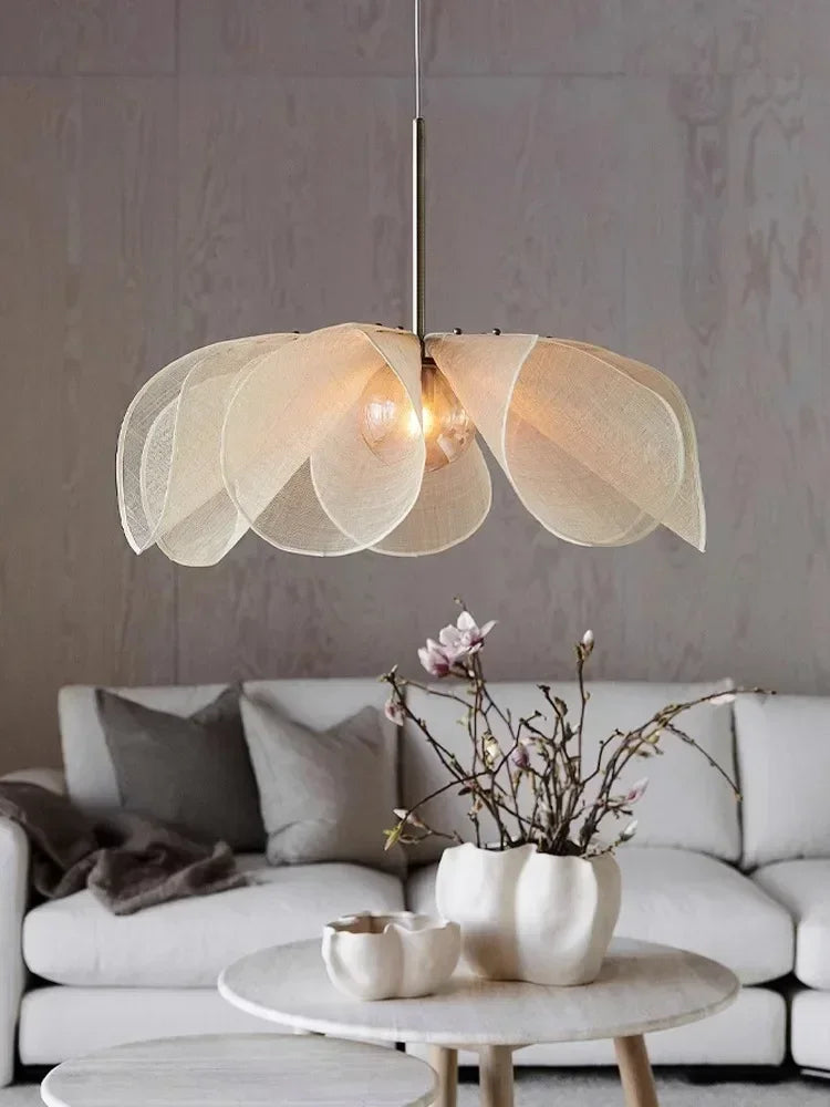 Flower Chandelier with French fabric