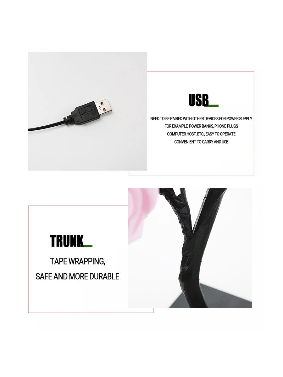 24 LED Rose Tree Lights