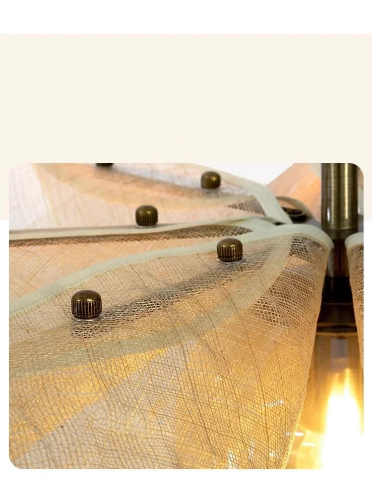 Flower Chandelier with French fabric