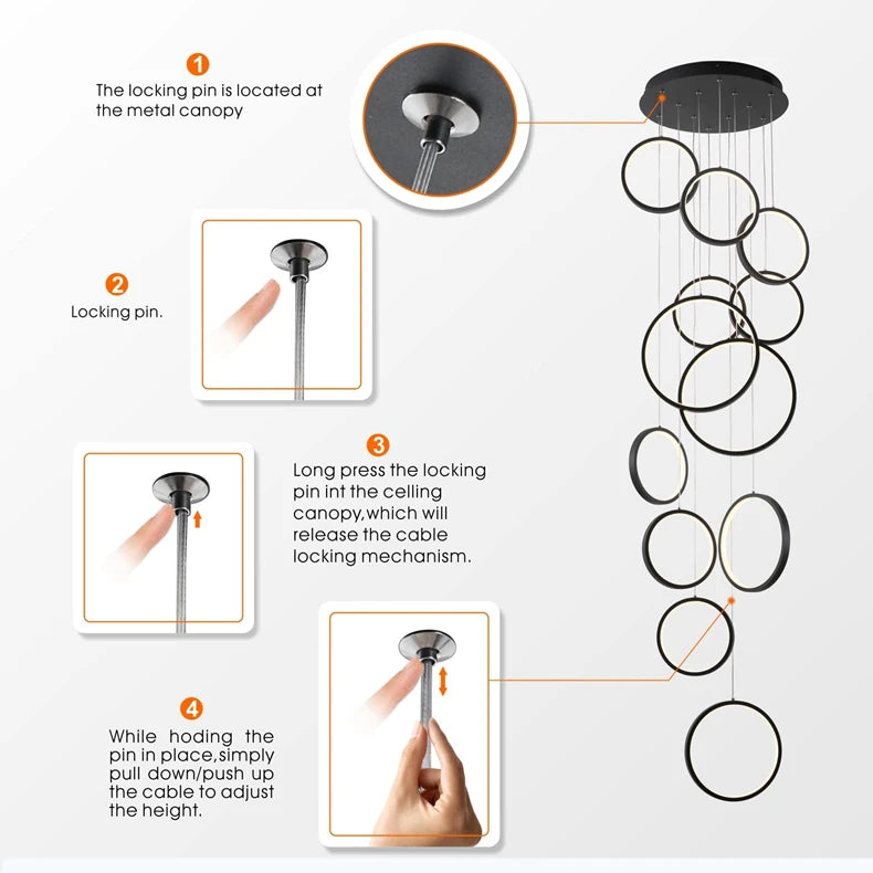 Modern Chandelier Pendant Light