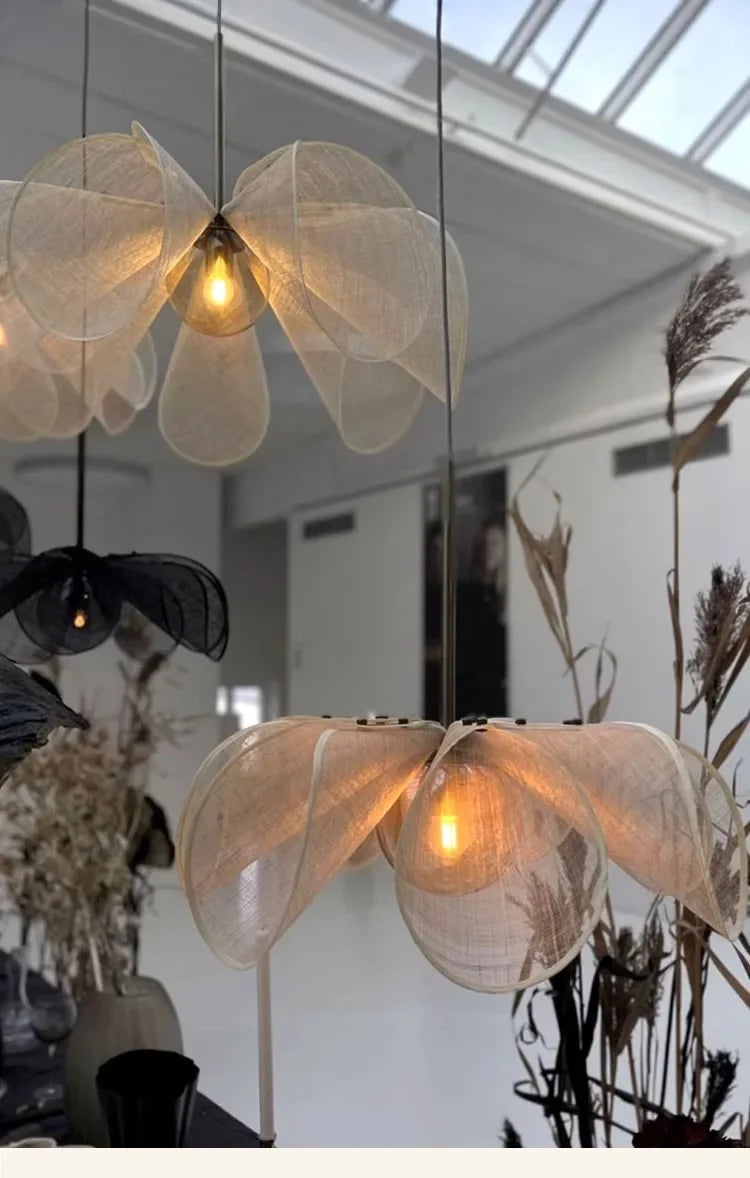 Flower Chandelier with French fabric