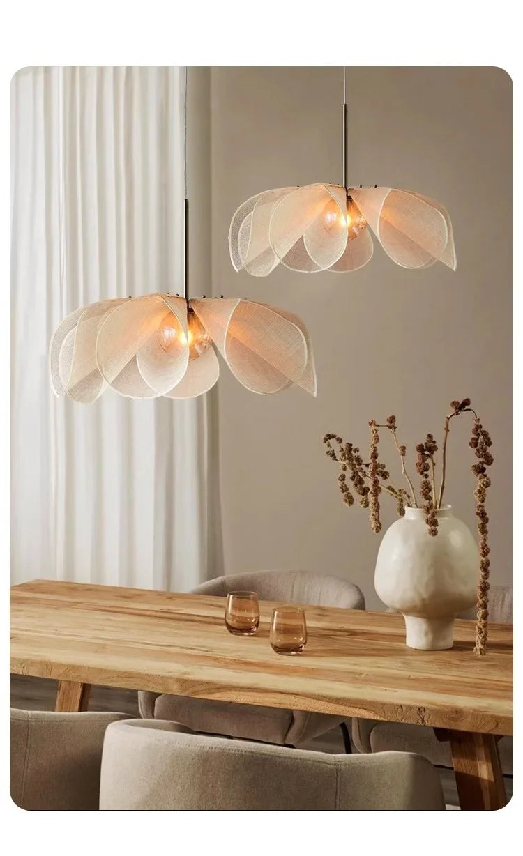 Flower Chandelier with French fabric